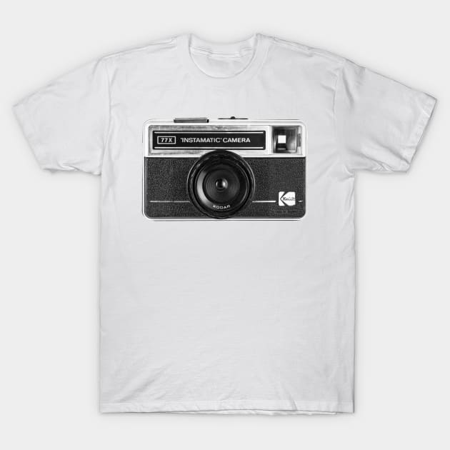 Vintage 1970s Film Camera T-Shirt by DecPhoto